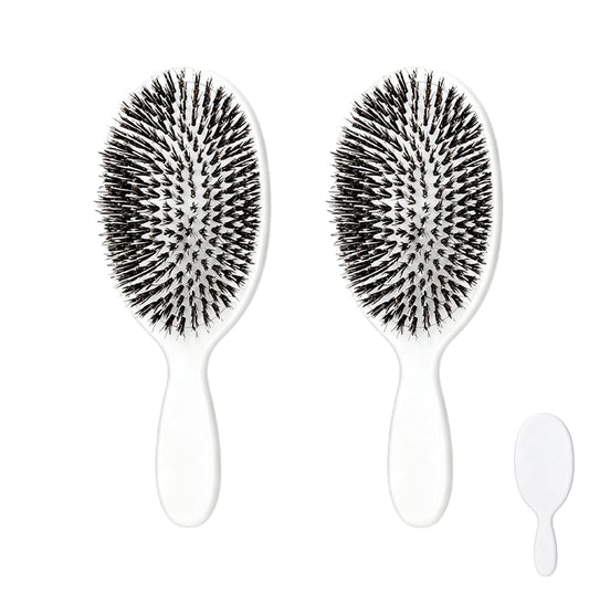 Boar Bristle Paddle Air Cushion Hair Brush