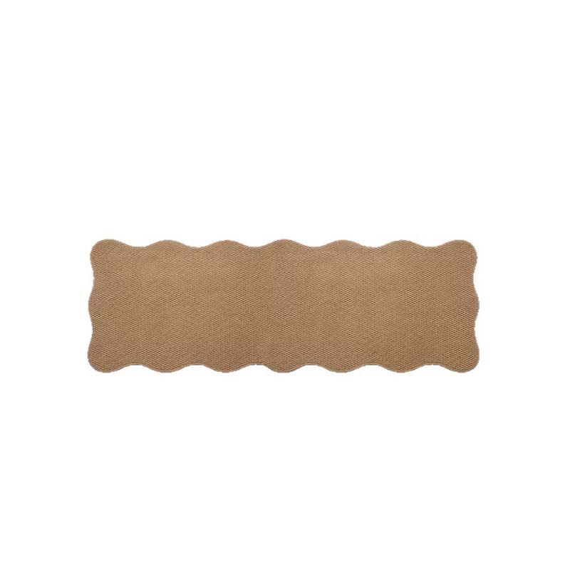 Modern Faux Sisal Floor Mat with Wavy Pattern