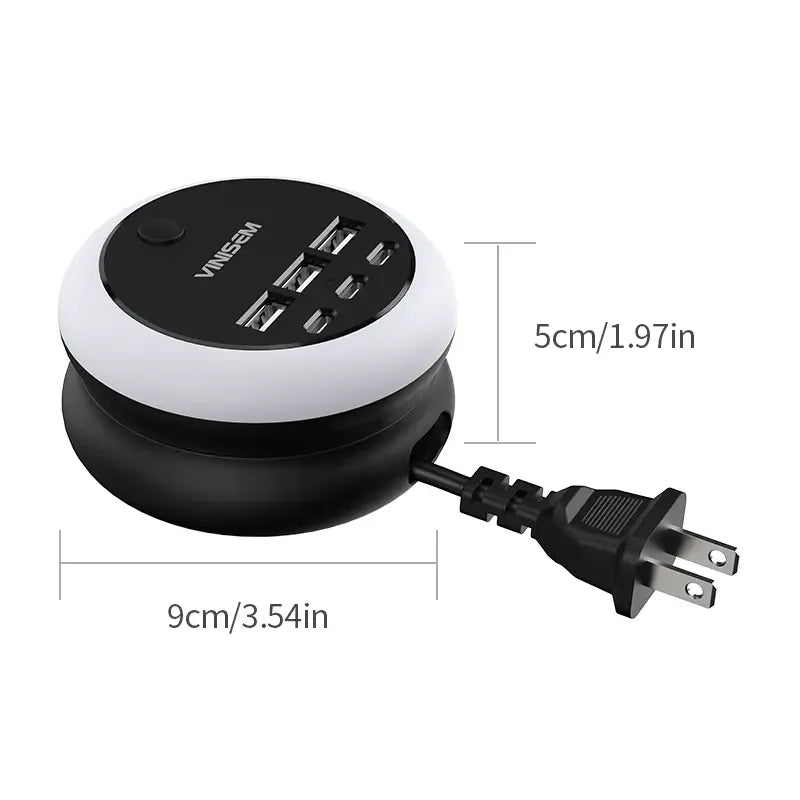 6 USB Plug Extension