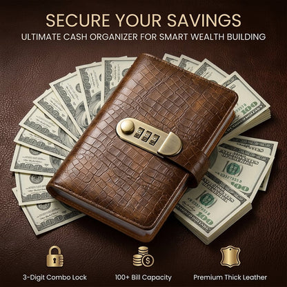 Lockable Savings Notebook