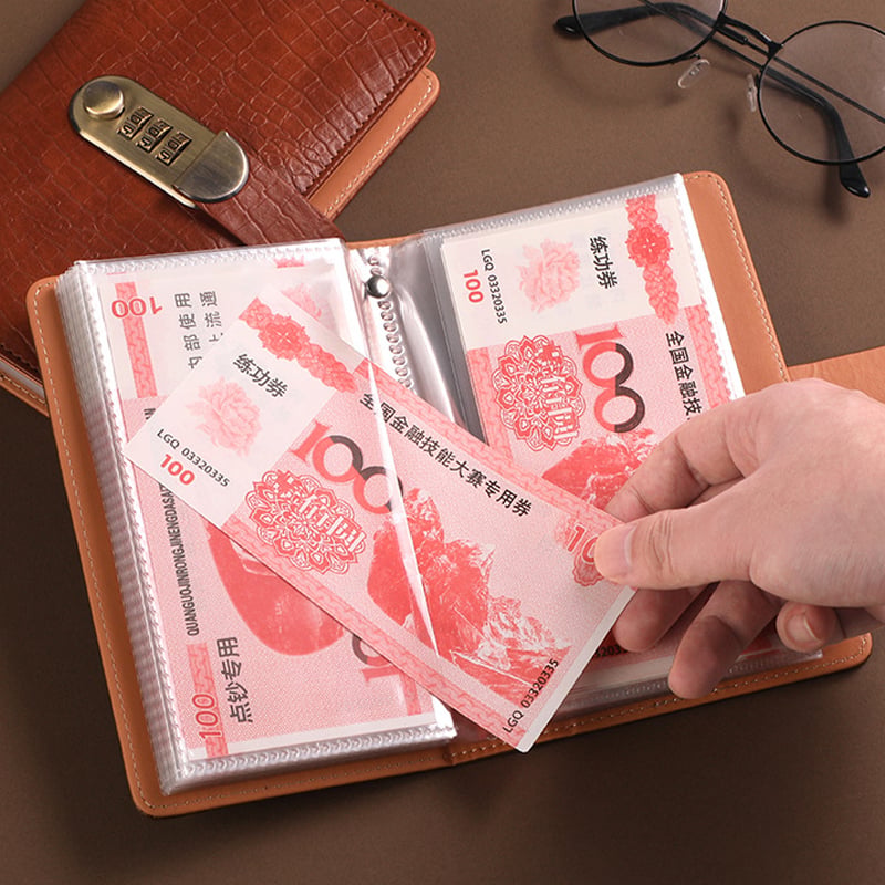 Lockable Savings Notebook