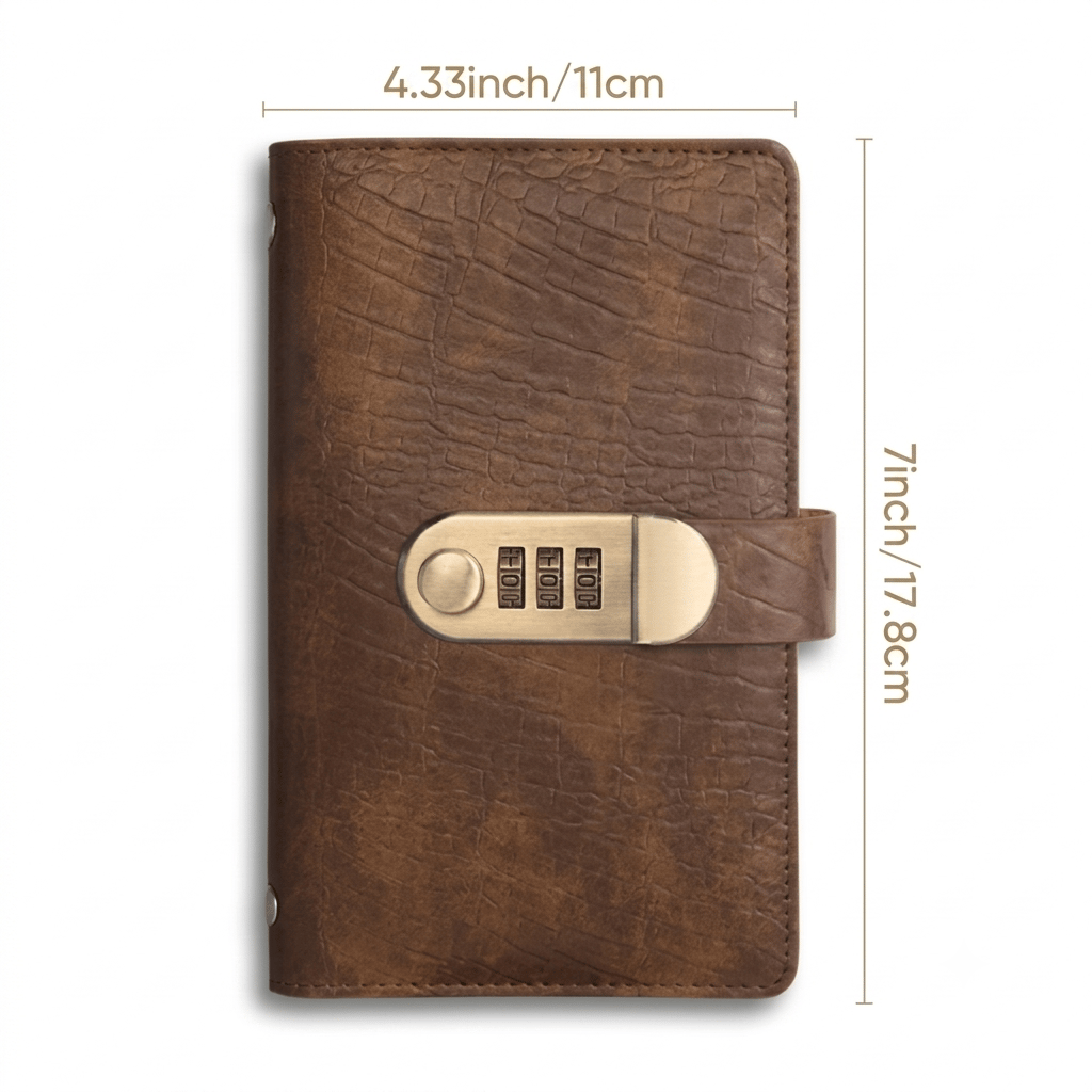 Lockable Savings Notebook
