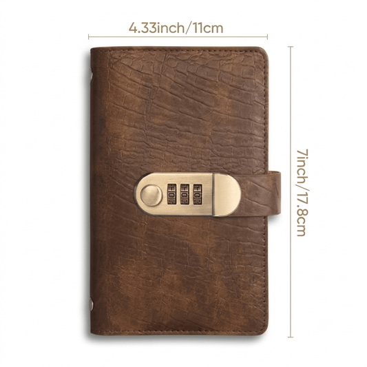 Lockable Savings Notebook