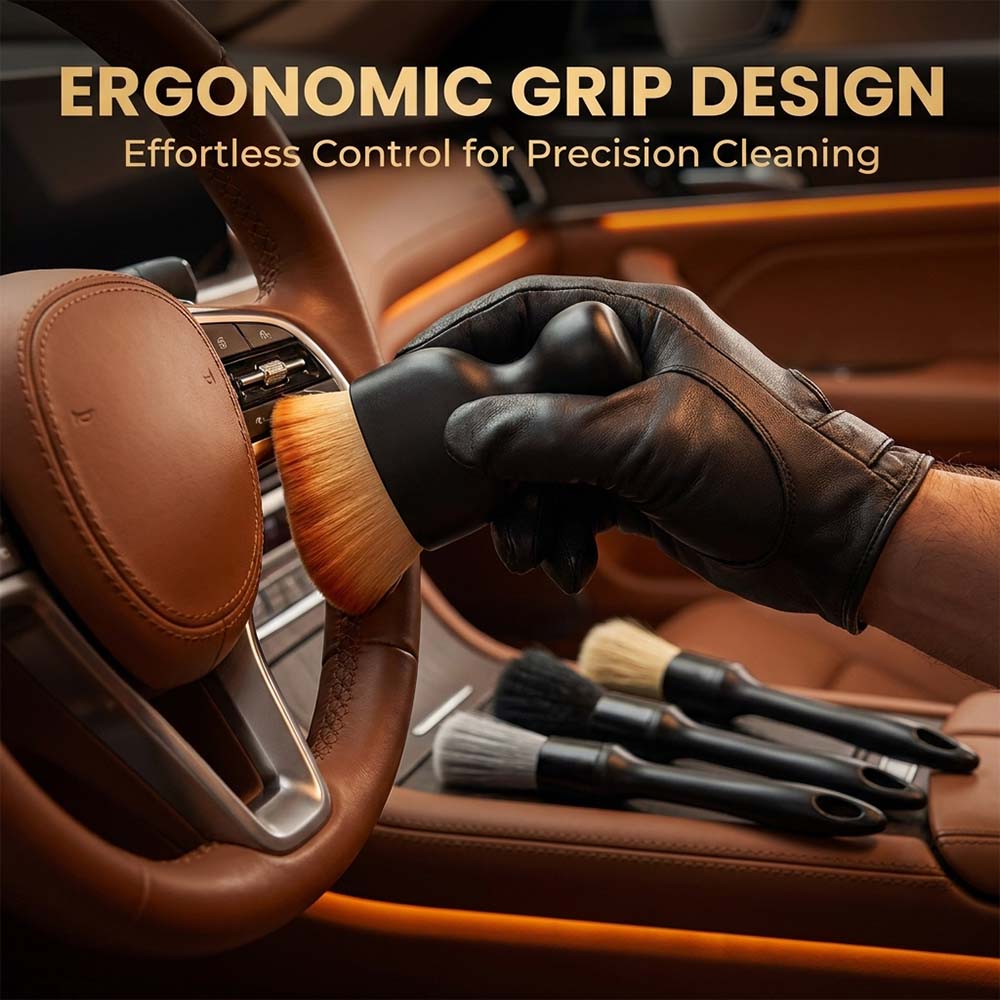 Car Interior Detailing Brush Set