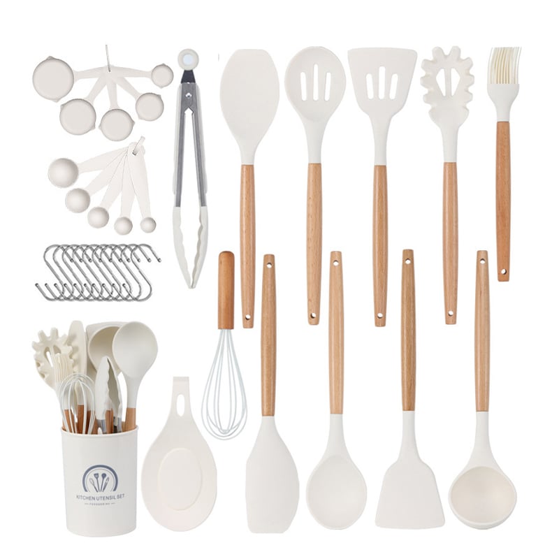 33-Piece Silicone Kitchen Utensils Set