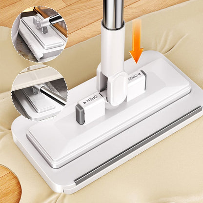 Hands-Free Multi-Purpose Flat Mop – Lazy Cleaning & Face Towel
