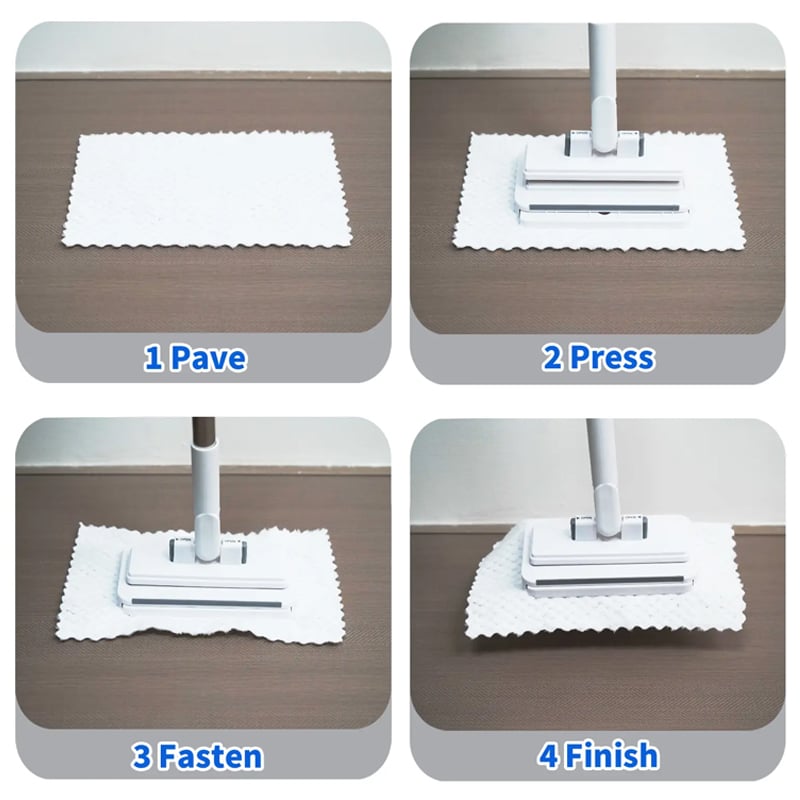 Hands-Free Multi-Purpose Flat Mop – Lazy Cleaning & Face Towel