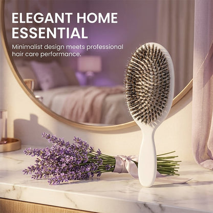 Boar Bristle Paddle Air Cushion Hair Brush