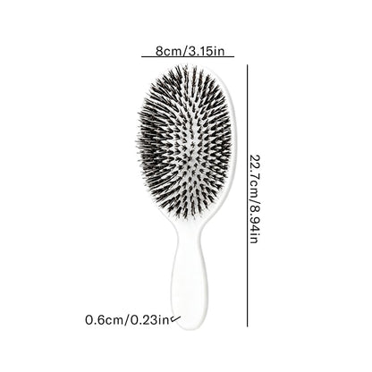 Boar Bristle Paddle Air Cushion Hair Brush
