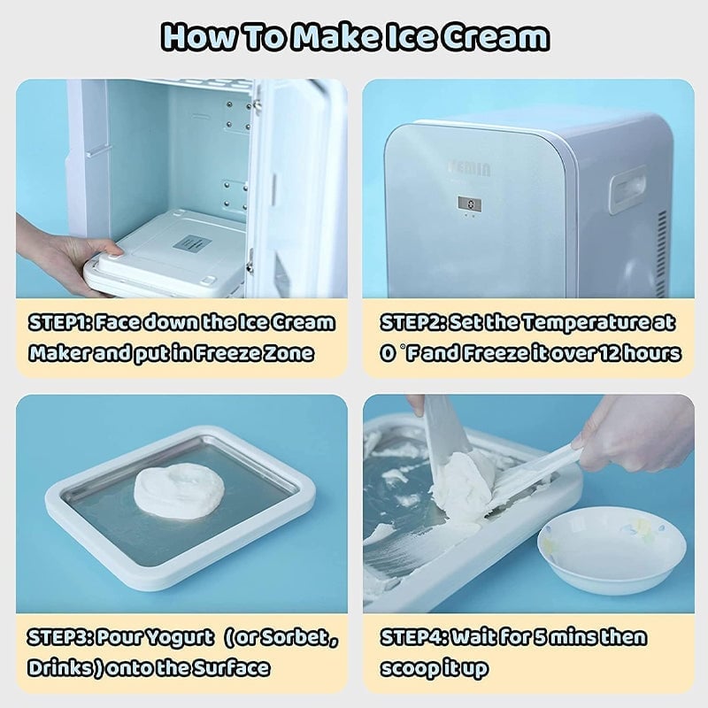 Kavilora™ Ice Cream Sorbet Frozen Yogurt Maker