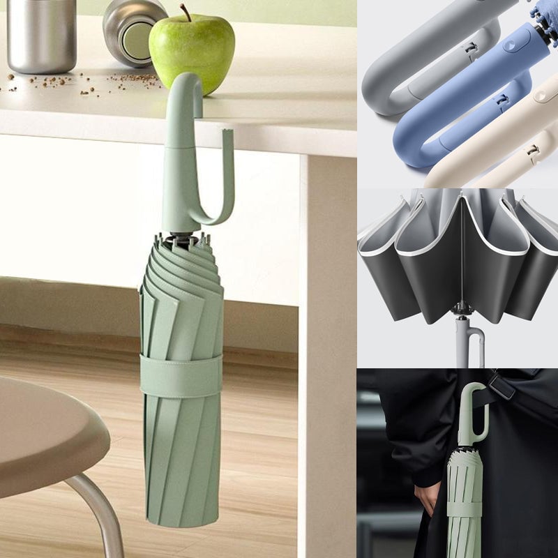 Kavilora™ Creative Ring Buckle Windproof Reinforced Umbrella