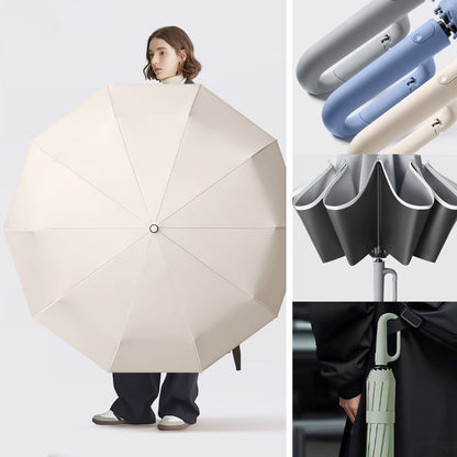 Kavilora™ Creative Ring Buckle Windproof Reinforced Umbrella