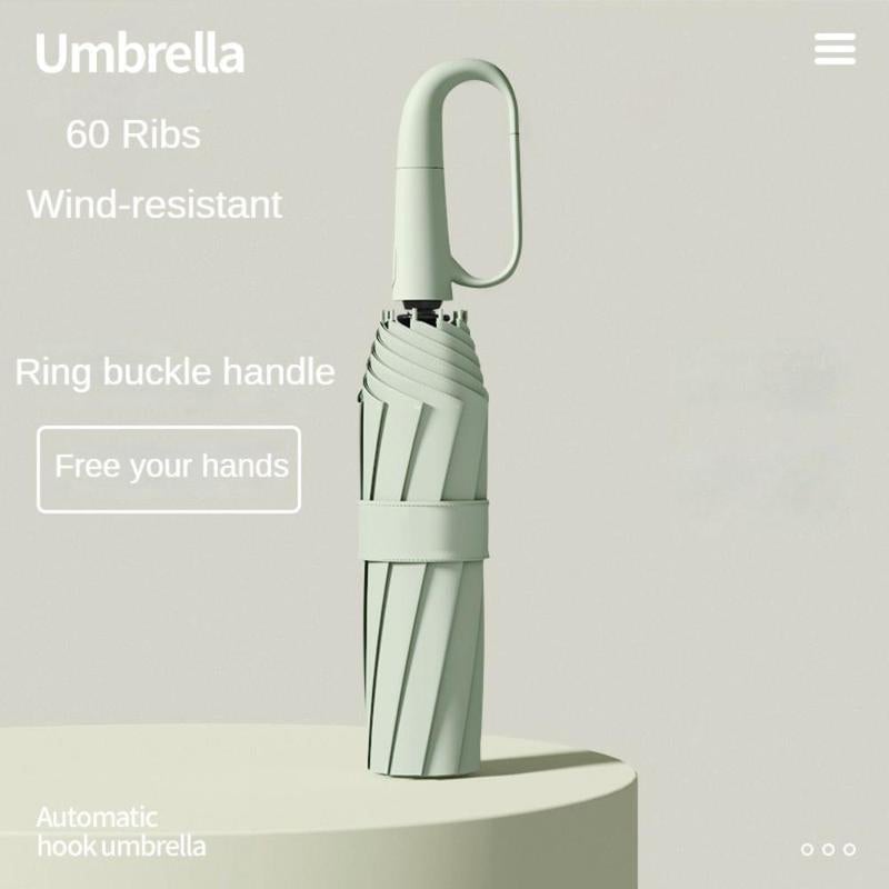 Kavilora™ Creative Ring Buckle Windproof Reinforced Umbrella
