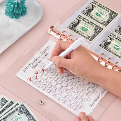 Kavilora™ 100-Day Savings Challenge Binder