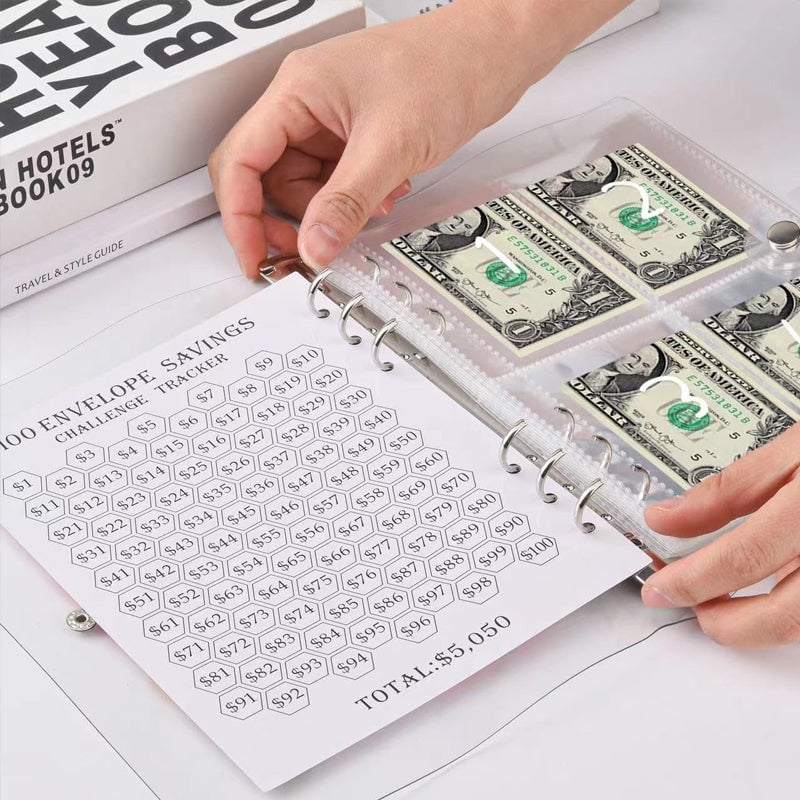 Kavilora™ 100-Day Savings Challenge Binder