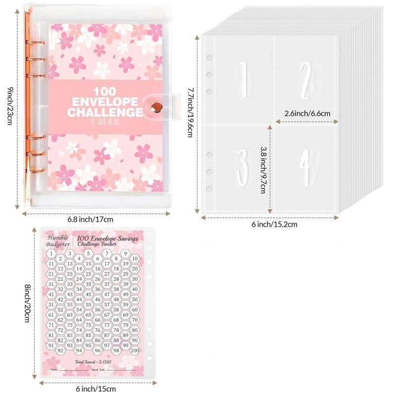 Kavilora™ 100-Day Savings Challenge Binder