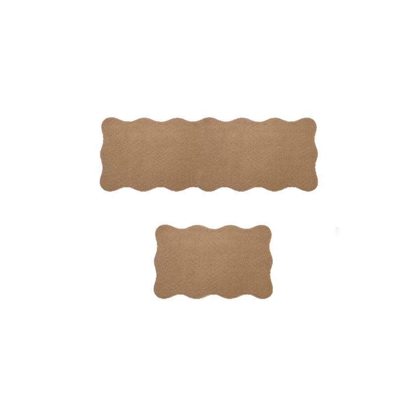 Modern Faux Sisal Floor Mat with Wavy Pattern