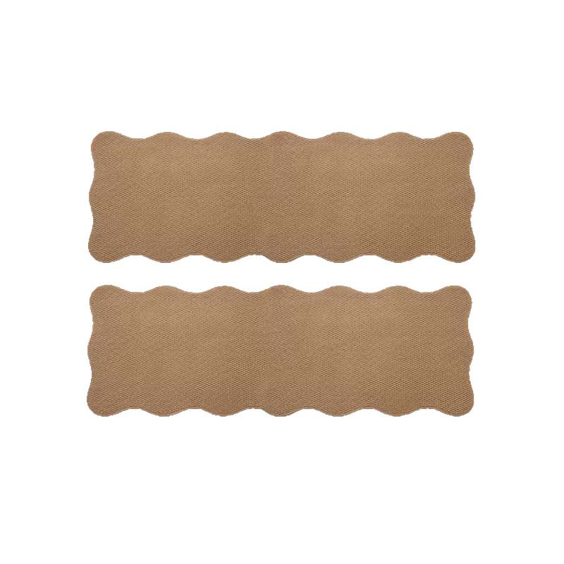Modern Faux Sisal Floor Mat with Wavy Pattern