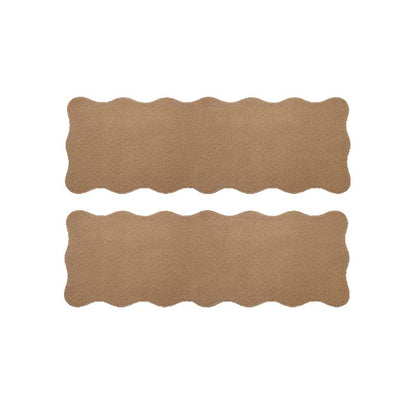 Modern Faux Sisal Floor Mat with Wavy Pattern