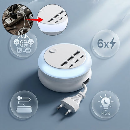 6 USB Plug Extension
