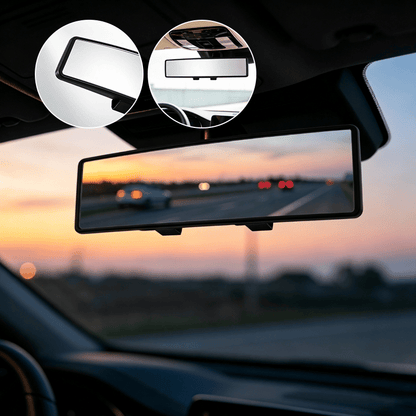 Curved Rearview Mirror