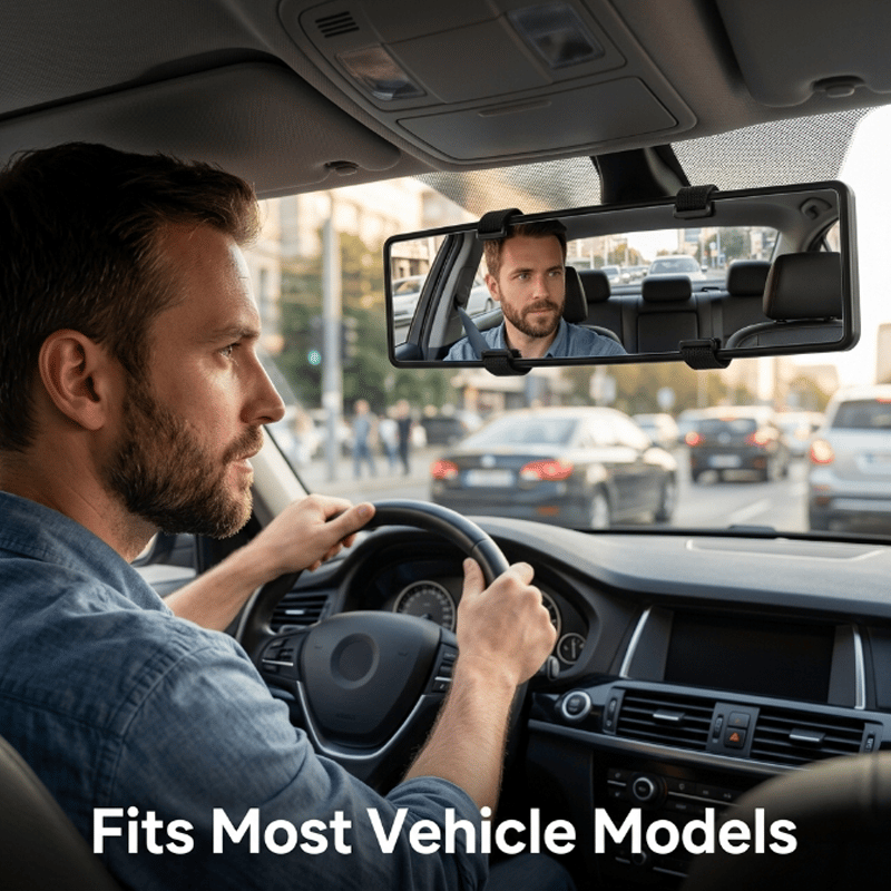 Curved Rearview Mirror