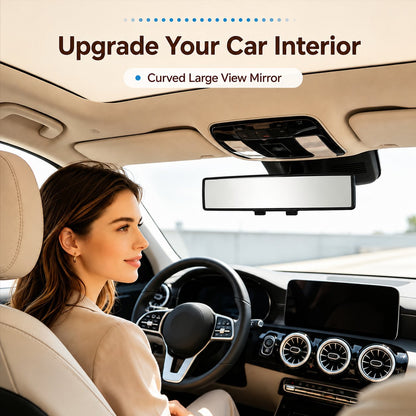 Curved Rearview Mirror